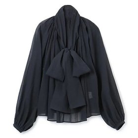 【ウィムガゼット/Whim Gazette】 【松村純子さん別注】ボリュームタイブラウス人気、トレンドファッション・服の通販 founy(ファニー) ファッション Fashion レディースファッション Fashion for Women トップス・カットソー Cut & Sew Tops シャツ・ブラウス・オフィスカジュアル Elegant Blouses & Button-Ups バランス Balance, Style Balance エレガント 上品 Elegant 別注 Limited Edition, Custom Order 洗える Machine Washable |ID:prp329100004459513