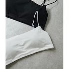 【ウィムガゼット/Whim Gazette】の【La nature linge】ベア天竺キャミソールブラ ホワイト|ID: prp329100004459515 ipo3291000000031213502
