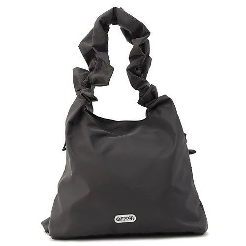 【ミュベール/MUVEIL】のアウトドアプロダクツコラボ リボンノットバッグ インテリア・キッズ・メンズ・レディースファッション・服の通販 founy(ファニー) 　ファッション　Fashion　レディースファッション　WOMEN　バッグ　Bag　2025年　2025　2025春夏・S/S　Ss,Spring/Summer,2025　コラボ　Collaboration　シャーリング　Shirring　チェーン　Chain　ドローコード　Draw Cord　リボン　Ribbon　black|ID: prp329100004459517 ipo3291000000031213512