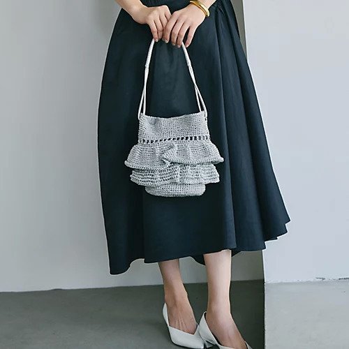 【トプカピ/TOPKAPI】の【TREASURE TOPKAPI】メタルコード フリル ショルダーバッグ 人気、トレンドファッション・服の通販 founy(ファニー) 　ファッション　Fashion　レディースファッション　WOMEN　バッグ　Bag　オーガンジー　Organdy　シルバー　Silver　フェミニン　Feminine　フリル　Frills　ポケット　Pocket　メタル　Metal　巾着　Purse　other-2|ID: prp329100004459519 ipo3291000000031252695