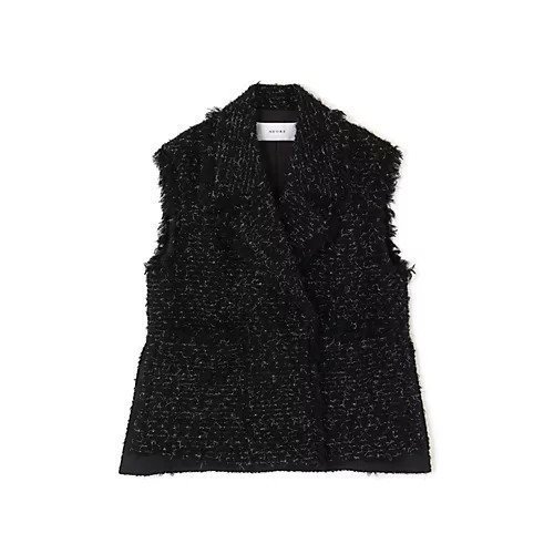 【アドーア/ADORE】のファンシーツィードジレ インテリア・キッズ・メンズ・レディースファッション・服の通販 founy(ファニー) 　ファッション　Fashion　レディースファッション　Fashion for Women　アウター　Coat / Outerwear Collection　トップス・カットソー　Cut & Sew Tops　ベスト&ジレ / 重ね着スタイル　Vests & Gilets　おすすめ　Recommended / Our Picks　オケージョン　Occasion Wear　スタンダード　Standard, Basic　セットアップ　Set-Up, Coordinated Outfit　ツイード　Twill, Twill Weave　フィット　Fit, Slim Fit　ミックス　Mix, Mixed Style　ループ　Loop, Loop Knit　夏　Summer　春　Spring　S/S・春夏　SS, Spring/Summer, Warm Season　ブラック|ID: prp329100004459522 ipo3291000000034648897