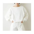【ウィムガゼット/Whim Gazette】の裏毛クロップドプルオーバー 人気、トレンドファッション・服の通販 founy(ファニー) ファッション Fashion レディースファッション Fashion for Women トップス・カットソー Cut & Sew Tops カジュアルプルオーバー・ニットトップス Pullovers & Knit Tops / Casual Pullovers アメリカン American Style カットソー Cut and Sewn Top シンプル Simple, Minimal スマート Smart, Elegant トレンド Trend, Trending Now 2023春夏・S/S Spring/Summer 2023 SS23 2023年 2023 thumbnail ホワイト|ID: prp329100004459523 ipo3291000000031213538