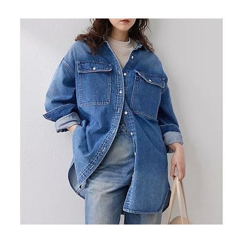 【ウィムガゼット/Whim Gazette】のDENIMシャツワンピース インテリア・キッズ・メンズ・レディースファッション・服の通販 founy(ファニー) https://founy.com/ ファッション Fashion レディースファッション WOMEN ワンピース Dress シャツワンピース Shirt Dresses 2025年 2025 2025春夏・S/S Ss,Spring/Summer,2025 グラデーション Gradation デニム Denim フラップ Flap ポケット Pocket 定番 Standard |ID: prp329100004459525 ipo3291000000031213543
