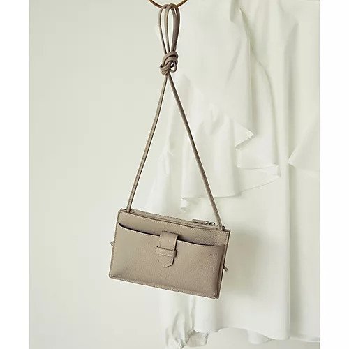 【ウィムガゼット/Whim Gazette】の【Hoaw.】スマホウォレットショルダーバッグ インテリア・キッズ・メンズ・レディースファッション・服の通販 founy(ファニー) 　ファッション　Fashion　レディースファッション　Fashion for Women　バッグ　Bags　アクセサリー　Fashion Accessories　シューズ　Shoes, Footwear　ショルダー　Shoulder, Shoulder Strap　シンプル　Simple, Minimal　財布　Wallet, Purse　ベーシック　Basic, Essential　ポケット　Pocket, Pocket Detail　ラップ　Wrap, Wrap Design　2023春夏・S/S　Spring/Summer 2023 SS23　2023年　2023　エレガント 上品　Elegant　スマホケース　Smartphone Case　トープ|ID: prp329100004459541 ipo3291000000031213602