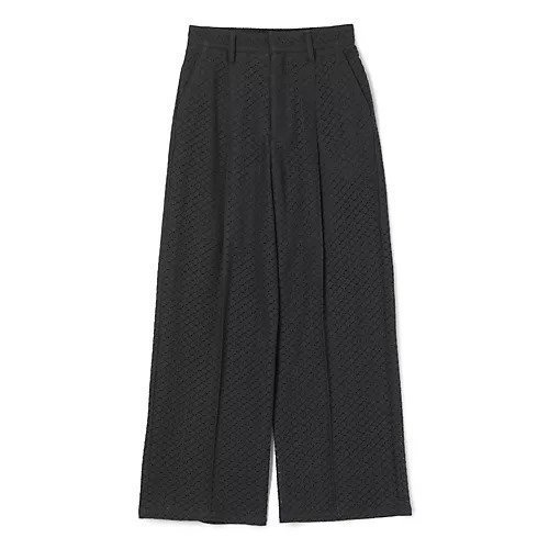 【アキラナカ/AKIRANAKA】のSylvie lace pants インテリア・キッズ・メンズ・レディースファッション・服の通販 founy(ファニー) 　ファッション　Fashion　レディースファッション　Fashion for Women　パンツ　Pants & Trousers　2025年　2025　2025春夏・S/S　Spring/Summer 2025 SS25　チェック　Check, Plaid, Tartan　レース　Lace, Lace Fabric　ロング　Long, Long-Length　ワイド　Wide, Wide Fit　夏　Summer　春　Spring　S/S・春夏　SS, Spring/Summer, Warm Season　BLACK|ID: prp329100004459542 ipo3291000000032525265