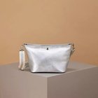 【トプカピ/TOPKAPI】の【TREASURE TOPKAPI】 ソフトシュリンク テープ コンビ レザー ミニショルダーバッグ シルバー|ID: prp329100004459554 ipo3291000000031213667