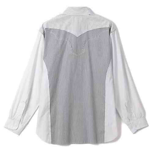 【メゾン マルジェラ/MAISON MARGIELA】のLong-sleeved Shirt 人気、トレンドファッション・服の通販 founy(ファニー) 　ファッション　Fashion　レディースファッション　WOMEN　トップス・カットソー　Tops/Tshirt　シャツ/ブラウス　Shirts/Blouses　2024年　2024　2024-2025秋冬・A/W　Aw/Autumn/Winter/Fw/Fall/2024-2025　ウエスタン　Western　ストライプ　Stripe　洗える　Washable　other-2|ID: prp329100004459560 ipo3291000000031252815
