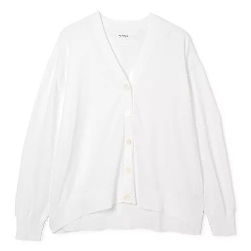 【アダワス/ADAWAS】のSUVIN COTTON V-NECK CARDIGAN インテリア・キッズ・メンズ・レディースファッション・服の通販 founy(ファニー) 　ファッション　Fashion　レディースファッション　Fashion for Women　トップス・カットソー　Cut & Sew Tops　カーディガン・羽織り　Layered Style Cardigans　Vネックトップス　V-Neck Tops / V-Cut Neckline Shirts　カーディガン　Cardigan, Knitwear　ベーシック　Basic, Essential　夏　Summer　洗える　Machine Washable　羽織　Haori, Light Jacket　ホワイト|ID: prp329100004459567 ipo3291000000035668078