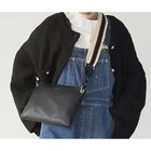 【トプカピ/TOPKAPI】のストライプベルト・レザー2wayショルダーバッグ ブラック|ID: prp329100004459580 ipo3291000000031589662