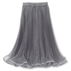 【テルマ/TELMA】のFlared Sheer Pleated Skirt GREY|ID: prp329100004459586 ipo3291000000031213825