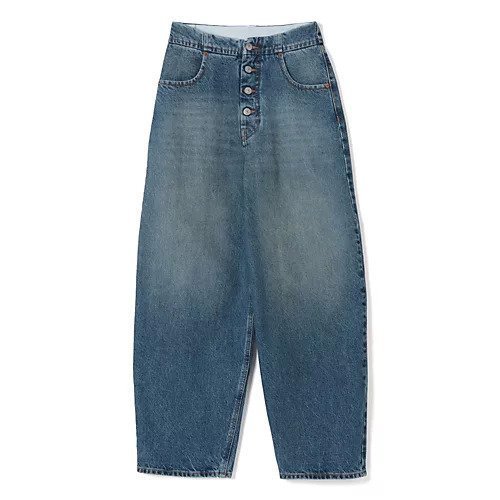 【エムエム6 メゾン マルタン マルジェラ/MM6 Maison Martin Margiela】のPANTS 5 POCKETS インテリア・キッズ・メンズ・レディースファッション・服の通販 founy(ファニー) ファッション Fashion レディースファッション Fashion for Women パンツ Pants & Trousers デニム Denim, Jeans Material フロント Front, Front Design ヴィンテージ Vintage Style 洗える Machine Washable Light Blue|ID: prp329100004459609 ipo3291000000034767223
