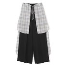 【テルマ/TELMA】のLether-like Wide Pants 人気、トレンドファッション・服の通販 founy(ファニー) ファッション Fashion レディースファッション WOMEN パンツ Pants 2025年 2025 2025春夏・S/S Ss,Spring/Summer,2025 チェック Check フェイクレザー Faux Leather リボン Ribbon ロング Long ワイド Wide thumbnail BLACK|ID: prp329100004459622 ipo3291000000031213993