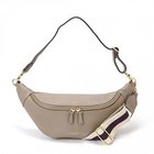【トプカピ/TOPKAPI】のストライプベルト・レザー2wayウエストバッグ グレージュ|ID: prp329100004459630 ipo3291000000031214048