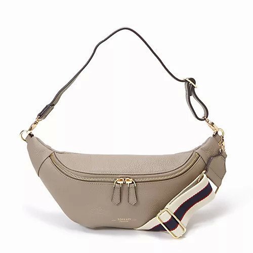 【トプカピ/TOPKAPI】のストライプベルト・レザー2wayウエストバッグ 人気、トレンドファッション・服の通販 founy(ファニー) 　ファッション　Fashion　レディースファッション　WOMEN　バッグ　Bag　ベルト　Belts　ストライプ　Stripe　ダブル　Double　トレンド　Trend　ポケット　Pocket　ポーチ　Pouch　other-2|ID: prp329100004459630 ipo3291000000031238320