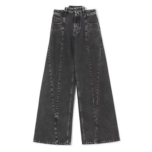 【メゾン マルジェラ/MAISON MARGIELA】のPANTS 5 POCKETS インテリア・キッズ・メンズ・レディースファッション・服の通販 founy(ファニー) ファッション Fashion レディースファッション Fashion for Women パンツ Pants & Trousers 2025年 2025 2025春夏・S/S Spring/Summer 2025 SS25 デニム Denim, Jeans Material フレア Flare, Flared ポケット Pocket, Pocket Detail 洗える Machine Washable Medium Black Stone|ID: prp329100004459637 ipo3291000000033141188