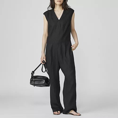 【シンメ/SINME】のVネックオールインワン 人気、トレンドファッション・服の通販 founy(ファニー) 　ファッション　Fashion　レディースファッション　Ladies' Fashion Online　トップス・カットソー　Tops/Tshirt　Vネック　V-Neck　ワンピース　Dress　オールインワン ワンピース　All In One Dress　モダン　Modern　人気　Popularity　今季　This Season　夏　Summer　女優　Actress　洗える　Washable　other-3|ID: prp329100004459658 ipo3291000000032273504