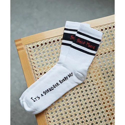 【ウィムガゼット/Whim Gazette】の【SELF MADE】ロゴSOX インテリア・キッズ・メンズ・レディースファッション・服の通販 founy(ファニー) https://founy.com/ ファッション Fashion レディースファッション Fashion for Women イタリア Italy コレクション Collection, Seasonal Line ソックス Socks, Hosiery ハンド Hand, Handmade フェミニン Feminine, Girly プリント Print, Printed Pattern メンズ Men's, Menswear ラグジュアリー Luxury, Elegant おすすめ Recommended / Our Picks |ID: prp329100004459684 ipo3291000000031214301