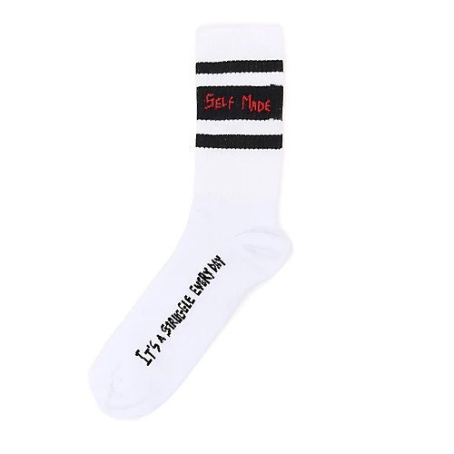 【ウィムガゼット/Whim Gazette】の【SELF MADE】ロゴSOX 人気、トレンドファッション・服の通販 founy(ファニー) 　ファッション　Fashion　レディースファッション　Fashion for Women　イタリア　Italy　コレクション　Collection, Seasonal Line　ソックス　Socks, Hosiery　ハンド　Hand, Handmade　フェミニン　Feminine, Girly　プリント　Print, Printed Pattern　メンズ　Men's, Menswear　ラグジュアリー　Luxury, Elegant　おすすめ　Recommended / Our Picks　other-3|ID: prp329100004459684 ipo3291000000031238383