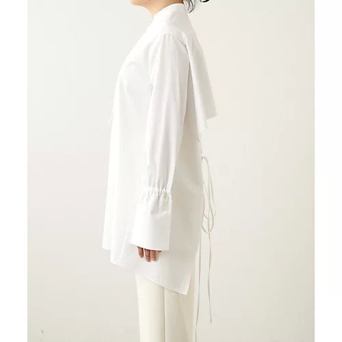 【ウィムガゼット/Whim Gazette】のバックシャンシャツ 人気、トレンドファッション・服の通販 founy(ファニー) 　ファッション　Fashion　レディースファッション　Fashion for Women　トップス・カットソー　Cut & Sew Tops　シャツ・ブラウス・オフィスカジュアル　Elegant Blouses & Button-Ups　バッグ　Bags　2023年　2023　2023春夏・S/S　Spring/Summer 2023 SS23　インナー　Innerwear　カフス　Cuff Design　シャーリング　Shirring, Ruched　シンプル　Simple, Minimal　タートルネック　Turtleneck, High Neck　ドレス　Dress, One-Piece　フロント　Front, Front Design　エレガント 上品　Elegant　other-3|ID: prp329100004459701 ipo3291000000031238403