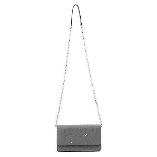 【メゾン マルジェラ/MAISON MARGIELA】のLARGE CHAIN WALLET インテリア・キッズ・メンズ・レディースファッション・服の通販 founy(ファニー) 　ファッション　Fashion　レディースファッション　Fashion for Women　ジップ　Zip, Zipper　フラップ　Flap, Flap Pocket　Gris Caillou|ID: prp329100004459707 ipo3291000000032452354