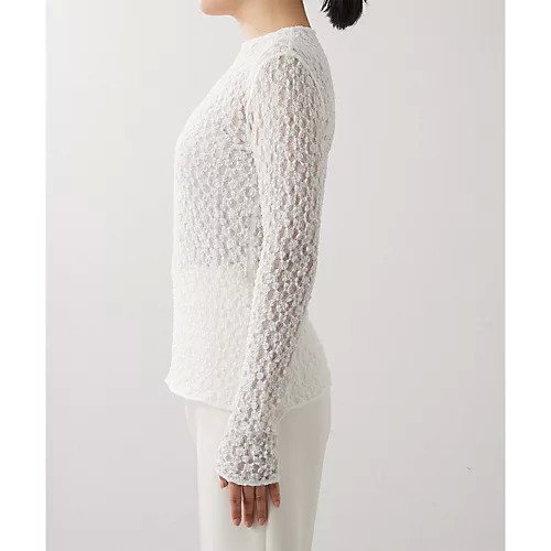 【ウィムガゼット/Whim Gazette】の【La nature linge】レースTシャツ 人気、トレンドファッション・服の通販 founy(ファニー) 　ファッション　Fashion　レディースファッション　Fashion for Women　トップス・カットソー　Cut & Sew Tops　シャツ・ブラウス・オフィスカジュアル　Elegant Blouses & Button-Ups　ロングTシャツ・Tシャツ　Longline T-Shirts & Tees　インナー　Innerwear　コンパクト　Compact, Small Size　ジャケット　Jacket, Outerwear　スリーブ　Sleeve, Long Sleeve / Short Sleeve　フィット　Fit, Slim Fit　レース　Lace, Lace Fabric　ロング　Long, Long-Length　おすすめ　Recommended / Our Picks　お家時間・ステイホーム　Stay Home / At Home　2023春夏・S/S　Spring/Summer 2023 SS23　2023年　2023　other-3|ID: prp329100004459715 ipo3291000000031238417