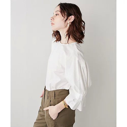【ウィムガゼット/Whim Gazette】のタイプライタープルオーバー 人気、トレンドファッション・服の通販 founy(ファニー) 　ファッション　Fashion　レディースファッション　Fashion for Women　トップス・カットソー　Cut & Sew Tops　カジュアルプルオーバー・ニットトップス　Pullovers & Knit Tops / Casual Pullovers　2023年　2023　2023春夏・S/S　Spring/Summer 2023 SS23　シンプル　Simple, Minimal　タイプライター　Typewriter Fabric, Crisp Cotton　ボトム　Bottoms, Lower Wear　ワッシャー　Washer, Crinkled Finish　ヴィンテージ　Vintage Style　エレガント 上品　Elegant　半袖　Short Sleeve, Half Sleeve　夏　Summer　春　Spring　S/S・春夏　SS, Spring/Summer, Warm Season　other-3|ID: prp329100004459719 ipo3291000000031238423