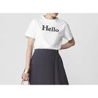 【マディソンブルー/MADISONBLUE】のHELLO CREW NECK TEE WHITE|ID: prp329100004459721 ipo3291000000031214503