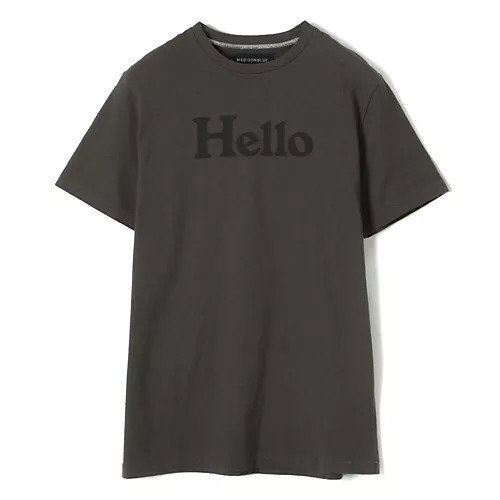 【マディソンブルー/MADISONBLUE】のHELLO CREW NECK TEE インテリア・キッズ・メンズ・レディースファッション・服の通販 founy(ファニー) 　ファッション　Fashion　レディースファッション　WOMEN　コンパクト　Compact　ジャケット　Jacket　人気　Popularity　定番　Standard　GRAY|ID: prp329100004459721 ipo3291000000031214505