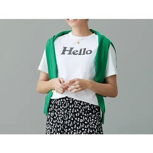【マディソンブルー/MADISONBLUE】のHELLO CREW NECK TEE 人気、トレンドファッション・服の通販 founy(ファニー) 　ファッション　Fashion　レディースファッション　WOMEN　コンパクト　Compact　ジャケット　Jacket　人気　Popularity　定番　Standard　other-3|ID: prp329100004459721 ipo3291000000031238425