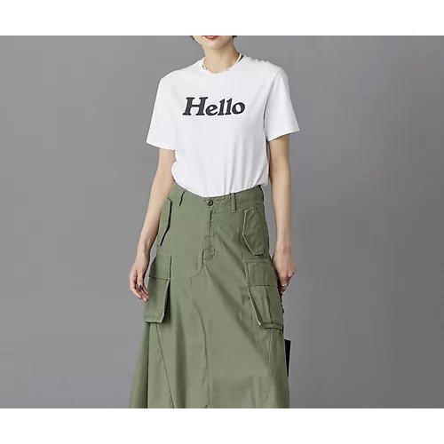 【マディソンブルー/MADISONBLUE】のHELLO CREW NECK TEE インテリア・キッズ・メンズ・レディースファッション・服の通販 founy(ファニー) 　ファッション　Fashion　レディースファッション　Fashion for Women　コンパクト　Compact, Small Size　ジャケット　Jacket, Outerwear　人気　Popular, Best Seller　定番　Standard, Basic Item　WHITE|ID: prp329100004459721 ipo3291000000033034842