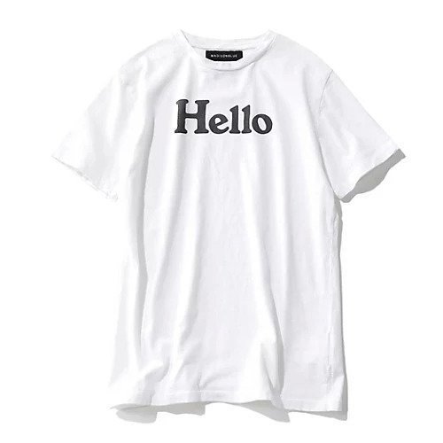 【マディソンブルー/MADISONBLUE】のHELLO CREW NECK TEE 人気、トレンドファッション・服の通販 founy(ファニー) 　ファッション　Fashion　レディースファッション　Fashion for Women　コンパクト　Compact, Small Size　ジャケット　Jacket, Outerwear　人気　Popular, Best Seller　定番　Standard, Basic Item　other-3|ID: prp329100004459721 ipo3291000000033034847