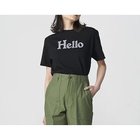 【マディソンブルー/MADISONBLUE】のHELLO CREW NECK TEE BLACK|ID: prp329100004459721 ipo3291000000036284575