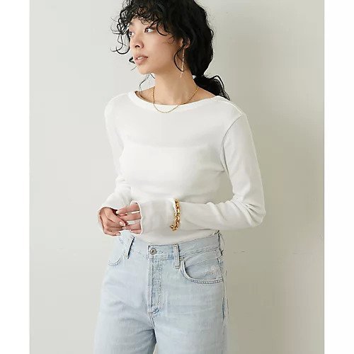 【ウィムガゼット/Whim Gazette】のVバックシャンカットソー2 人気、トレンドファッション・服の通販 founy(ファニー) 　ファッション　Fashion　レディースファッション　Fashion for Women　トップス・カットソー　Cut & Sew Tops　カットソー・ベーシックTシャツ　Cut-and-Sewn Tops / Stretch Tees & Basics　インナー　Innerwear　カッティング　Cutting Detail　今季　This Season, Current Season　ジャケット　Jacket, Outerwear　スマート　Smart, Elegant　テレコ　Ribbed, Rib Stitch　人気　Popular, Best Seller　ビスチェ　Bustier, Corset Top　フィット　Fit, Slim Fit　フェミニン　Feminine, Girly　プレミアム　Premium, High-End　ベーシック　Basic, Essential　ボーダー　Border, Stripe　無地　Plain, Solid Color　おすすめ　Recommended / Our Picks　2023春夏・S/S　Spring/Summer 2023 SS23　2023年　2023　エレガント 上品　Elegant　other-3|ID: prp329100004459735 ipo3291000000031238443