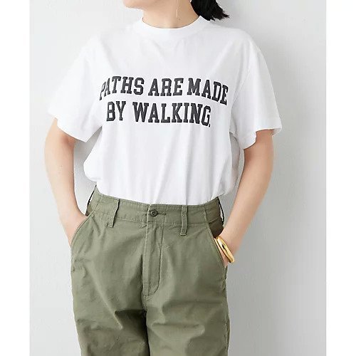 【ウィムガゼット/Whim Gazette】のフロッキーロゴTシャツ インテリア・キッズ・メンズ・レディースファッション・服の通販 founy(ファニー) 　雑誌掲載アイテム　Magazine Items　ファッション雑誌　Fashion Magazines　オッジ　Oggi　ファッション　Fashion　レディースファッション　WOMEN　トップス・カットソー　Tops/Tshirt　シャツ/ブラウス　Shirts/Blouses　ロング / Tシャツ　T-Shirts　インナー　Inner　カットソー　Cut And Sew　コンパクト　Compact　ジャケット　Jacket　雑誌　Magazine　プリント　Print　ベーシック　Basic　ボトム　Bottom　メランジ　Melange　ロング　Long　2023春夏・S/S　Ss,Spring/Summer,2023　2023年　2023　オフホワイト|ID: prp329100004459746 ipo3291000000031214652