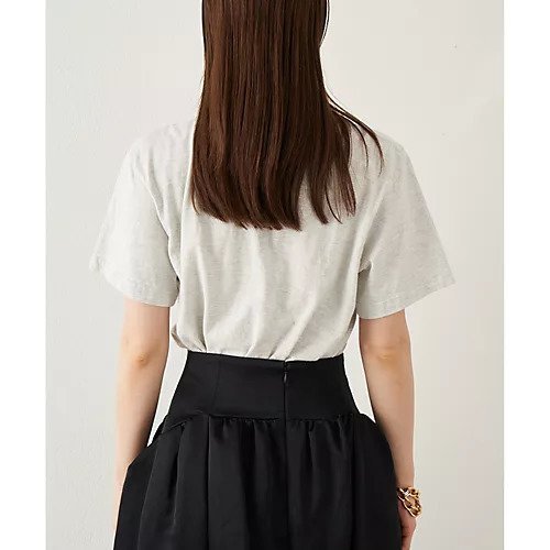 【ウィムガゼット/Whim Gazette】のフロッキーロゴTシャツ 人気、トレンドファッション・服の通販 founy(ファニー) 　雑誌掲載アイテム　Magazine Items　ファッション雑誌　Fashion Magazines　オッジ　Oggi　ファッション　Fashion　レディースファッション　WOMEN　トップス・カットソー　Tops/Tshirt　シャツ/ブラウス　Shirts/Blouses　ロング / Tシャツ　T-Shirts　インナー　Inner　カットソー　Cut And Sew　コンパクト　Compact　ジャケット　Jacket　雑誌　Magazine　プリント　Print　ベーシック　Basic　ボトム　Bottom　メランジ　Melange　ロング　Long　2023春夏・S/S　Ss,Spring/Summer,2023　2023年　2023　other-3|ID: prp329100004459746 ipo3291000000031238455