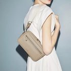 【トプカピ/TOPKAPI】の【TREASURE TOPKAPI】シュリンクレザー スクエア 2way ショルダー バッグ トープ|ID: prp329100004459752 ipo3291000000032244629