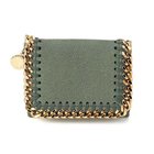 【ステラ マッカートニー/STELLA McCARTNEY】のTrifold Wallet Eco Shaggy Deer W/Gold Color Chain STONE GREEN|ID: prp329100004459767 ipo3291000000031214734