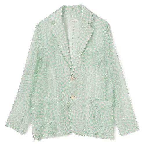 【テルマ/TELMA】のOptical Checked Sheer Jacket インテリア・キッズ・メンズ・レディースファッション・服の通販 founy(ファニー) https://founy.com/ ファッション Fashion レディースファッション Ladies' Fashion Online アウター Coat Outerwear ジャケット Jackets 2025年 2025 2025春夏・S/S Ss,Spring/Summer,2025 エアリー Airy シアー Sheer ジャケット Jacket チェック Check 夏 Summer |ID: prp329100004459777 ipo3291000000032526504