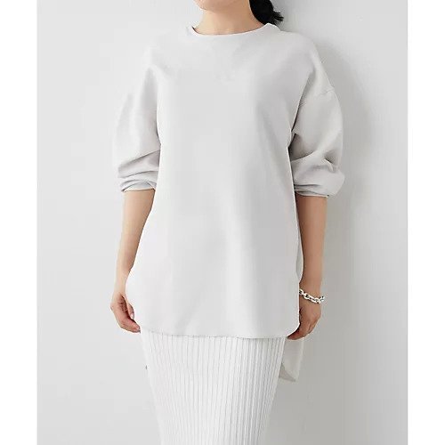 【ウィムガゼット/Whim Gazette】のVガゼットプルオーバー インテリア・キッズ・メンズ・レディースファッション・服の通販 founy(ファニー) 　ファッション　Fashion　レディースファッション　Fashion for Women　トップス・カットソー　Cut & Sew Tops　カジュアルプルオーバー・ニットトップス　Pullovers & Knit Tops / Casual Pullovers　アクセサリー　Fashion Accessories　コンパクト　Compact, Small Size　ジョーゼット　Georgette, Semi-Sheer Fabric　トレンド　Trend, Trending Now　定番　Standard, Basic Item　フォルム　Silhouette, Form　おすすめ　Recommended / Our Picks　旅行　Travel　エレガント 上品　Elegant　ライトグレー|ID: prp329100004459783 ipo3291000000031214807