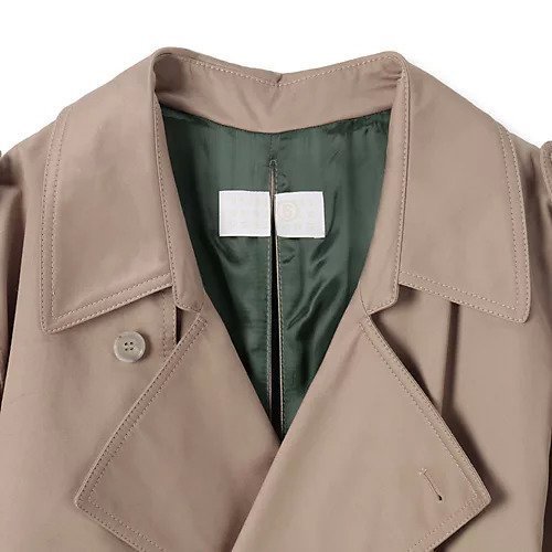 【エムエム6 メゾン マルタン マルジェラ/MM6 Maison Martin Margiela】のTRENCH COAT 人気、トレンドファッション・服の通販 founy(ファニー) 　ファッション　Fashion　レディースファッション　WOMEN　アウター　Coat Outerwear　コート　Coats　トレンチコート　Trench Coats　2025年　2025　2025春夏・S/S　Ss,Spring/Summer,2025　クラシカル　Classical　ミリタリー　Military　ワイド　Wide　other-3|ID: prp329100004459786 ipo3291000000032401286