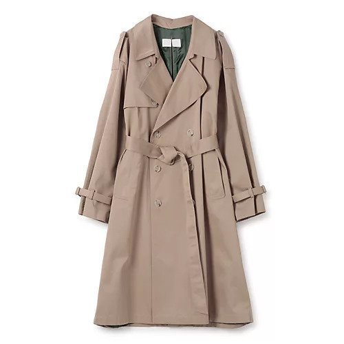 【エムエム6 メゾン マルタン マルジェラ/MM6 Maison Martin Margiela】のTRENCH COAT インテリア・キッズ・メンズ・レディースファッション・服の通販 founy(ファニー) 　ファッション　Fashion　レディースファッション　Fashion for Women　アウター　Coat / Outerwear Collection　コート・ロングコート・ピーコート　Long Coats, Peacoats & More　トレンチコート / 春秋の定番アウター　Trench Coats　2025年　2025　2025春夏・S/S　Spring/Summer 2025 SS25　クラシカル　Classical, Vintage-Inspired　ミリタリー　Military, Army Style　ワイド　Wide, Wide Fit　Sand|ID: prp329100004459786 ipo3291000000034367234
