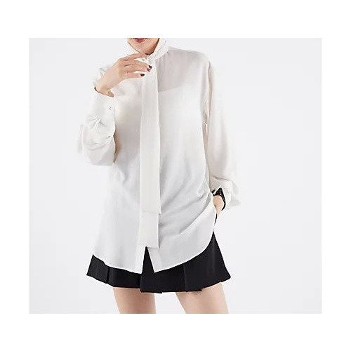 【ウィムガゼット/Whim Gazette】の【GEMINI】スタンドボーブラウス インテリア・キッズ・メンズ・レディースファッション・服の通販 founy(ファニー) 　ファッション　Fashion　レディースファッション　Fashion for Women　トップス・カットソー　Cut & Sew Tops　シャツ・ブラウス・オフィスカジュアル　Elegant Blouses & Button-Ups　カフス　Cuff Design　スウェット / スエット　Sweatshirt, Sweatwear　ハイネック　High Neck, Mock Neck　モダン　Modern, Contemporary　おすすめ　Recommended / Our Picks　2023年　2023　2023-2024秋冬・A/W　Autumn/Winter 2023–24 AW23–24　エレガント 上品　Elegant　エクリュ|ID: prp329100004459802 ipo3291000000031214901