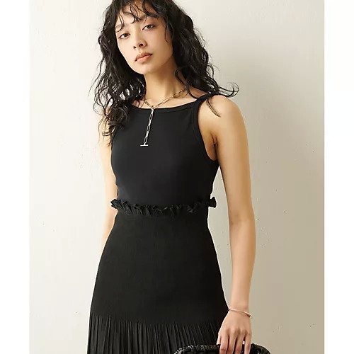 【ウィムガゼット/Whim Gazette】のカップツキベアテレコキャミ インテリア・キッズ・メンズ・レディースファッション・服の通販 founy(ファニー) 　ファッション　Fashion　レディースファッション　Fashion for Women　トップス・カットソー　Cut & Sew Tops　キャミソール&ノースリーブ　Camisoles & Sleeveless Tops　アメリカン　American Style　インナー　Innerwear　カーディガン　Cardigan, Knitwear　キャミソール　Camisole, Spaghetti Strap Top　ストレッチ　Stretch, Stretchy Fabric　スリーブ　Sleeve, Long Sleeve / Short Sleeve　テレコ　Ribbed, Rib Stitch　デニム　Denim, Jeans Material　ベーシック　Basic, Essential　ワーク　Workwear, Utility Style　おすすめ　Recommended / Our Picks　夏　Summer　2023春夏・S/S　Spring/Summer 2023 SS23　2023年　2023　ブラック|ID: prp329100004459811 ipo3291000000031214930