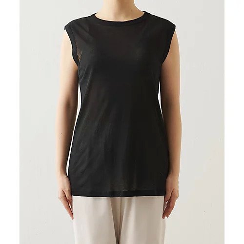 【ウィムガゼット/Whim Gazette】のコットン強撚シアーノースリーブ2 人気、トレンドファッション・服の通販 founy(ファニー) 　ファッション　Fashion　レディースファッション　Fashion for Women　トップス・カットソー　Cut & Sew Tops　キャミソール&ノースリーブ　Camisoles & Sleeveless Tops　インナー　Innerwear　カットソー　Cut and Sewn Top　シアー　Sheer, See-Through　ジャケット　Jacket, Outerwear　ノースリーブ　Sleeveless, No-Sleeve　ブライト　Bright, Shiny　ベーシック　Basic, Essential　おすすめ　Recommended / Our Picks　夏　Summer　2023春夏・S/S　Spring/Summer 2023 SS23　2023年　2023　other-2|ID: prp329100004459814 ipo3291000000031238518