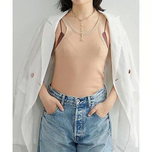 【ウィムガゼット/Whim Gazette】の【OVERNEATH】リブタンク インテリア・キッズ・メンズ・レディースファッション・服の通販 founy(ファニー) ファッション Fashion レディースファッション Fashion for Women スタイリッシュ Stylish, Fashionable タンク Tank Top, Sleeveless Top デコルテ Décolleté, Neckline フィット Fit, Slim Fit ブライト Bright, Shiny おすすめ Recommended / Our Picks 2023春夏・S/S Spring/Summer 2023 SS23 2023年 2023 キャメル|ID: prp329100004459827 ipo3291000000031215024