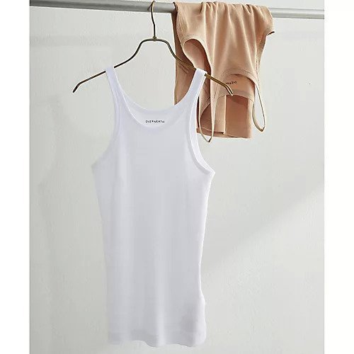 【ウィムガゼット/Whim Gazette】の【OVERNEATH】リブタンク インテリア・キッズ・メンズ・レディースファッション・服の通販 founy(ファニー) ファッション Fashion レディースファッション Fashion for Women スタイリッシュ Stylish, Fashionable タンク Tank Top, Sleeveless Top デコルテ Décolleté, Neckline フィット Fit, Slim Fit ブライト Bright, Shiny おすすめ Recommended / Our Picks 2023春夏・S/S Spring/Summer 2023 SS23 2023年 2023 ホワイト|ID: prp329100004459827 ipo3291000000031215027