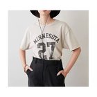 【ウィムガゼット/Whim Gazette】の【THE PAUSE】カレッジロゴTシャツ 人気、トレンドファッション・服の通販 founy(ファニー) ファッション Fashion レディースファッション Fashion for Women トップス・カットソー Cut & Sew Tops シャツ・ブラウス・オフィスカジュアル Elegant Blouses & Button-Ups ロングTシャツ・Tシャツ Longline T-Shirts & Tees イエロー Yellow ヴィンテージ Vintage Style カットソー Cut and Sewn Top グラデーション Gradient, Ombre プリント Print, Printed Pattern メッシュ Mesh, Net Fabric ユーズド Used, Vintage-Look ワーク Workwear, Utility Style おすすめ Recommended / Our Picks 2023春夏・S/S Spring/Summer 2023 SS23 2023年 2023 thumbnail ライトベージュ|ID: prp329100004459834 ipo3291000000031215064