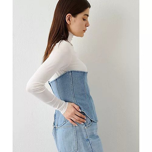 【ウィムガゼット/Whim Gazette】のDENIMコルセット 人気、トレンドファッション・服の通販 founy(ファニー) 　ファッション　Fashion　レディースファッション　Fashion for Women　ヴィンテージ　Vintage Style　カットソー　Cut and Sewn Top　コルセット　Corset, Bustier　今季　This Season, Current Season　シンプル　Simple, Minimal　タイトスカート　Pencil Skirt, Tight Skirt　デニム　Denim, Jeans Material　ベスト　Vest, Waistcoat　おすすめ　Recommended / Our Picks　2023春夏・S/S　Spring/Summer 2023 SS23　2023年　2023　other-3|ID: prp329100004459887 ipo3291000000031238613