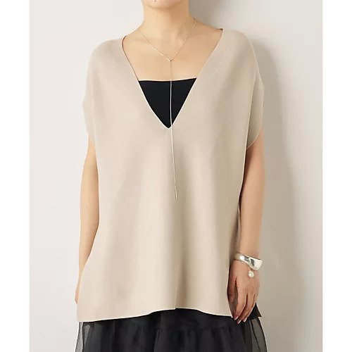 【ウィムガゼット/Whim Gazette】のホールガーメントスリットニットプルオーバー インテリア・キッズ・メンズ・レディースファッション・服の通販 founy(ファニー) ファッション Fashion レディースファッション Fashion for Women トップス・カットソー Cut & Sew Tops ニット Knit Tops & Sweaters カジュアルプルオーバー・ニットトップス Pullovers & Knit Tops / Casual Pullovers 2023年 2023 2023春夏・S/S Spring/Summer 2023 SS23 おすすめ Recommended / Our Picks スマート Smart, Elegant スリット Slit, Slit Detail スリーブ Sleeve, Long Sleeve / Short Sleeve フレンチ French, French Style フロント Front, Front Design ボトム Bottoms, Lower Wear エレガント 上品 Elegant ベージュ|ID: prp329100004459897 ipo3291000000031215467