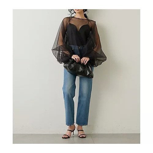 【ウィムガゼット/Whim Gazette】の【Tu es mon Tresor】Emerald Jean 人気、トレンドファッション・服の通販 founy(ファニー) 　ファッション　Fashion　レディースファッション　Fashion for Women　ウォッシュ　Washed Finish　クリスタル　Crystal, Swarovski　シンプル　Simple, Minimal　ジーンズ　Jeans, Denim Pants　ストレッチ　Stretch, Stretchy Fabric　スリム　Slim, Slim Fit　テーパード　Tapered, Tapered Pants　デニム　Denim, Jeans Material　ハイライズ　High Rise, High Waist　パール　Pearl, Pearl Accent　フィット　Fit, Slim Fit　モダン　Modern, Contemporary　リボン　Ribbon, Bow　リラックス　Relax, Relaxed Fit　2023春夏・S/S　Spring/Summer 2023 SS23　2023年　2023　other-3|ID: prp329100004459926 ipo3291000000031238673